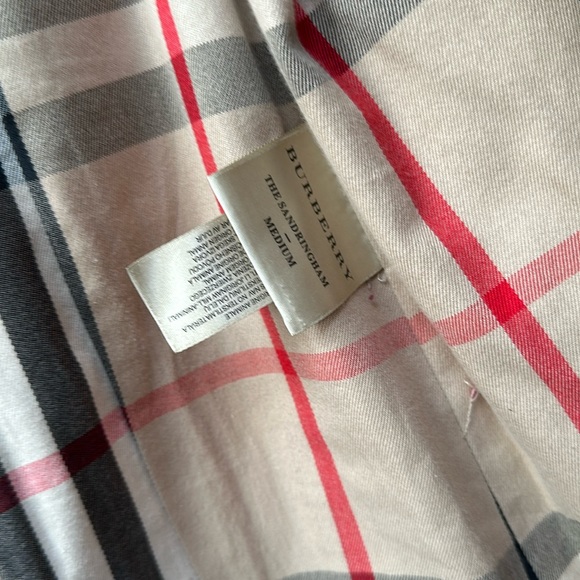 Burberry Black Double Breasted Hooded Trench Coat Size 10 - Picture 4 of 16